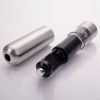 2pcs Stainless Steel Electric Automatic Pepper Mills Salt Grinder Silver