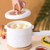 1pc Multi Functional Electric Cooker Mini Electric Cooker Household Dormitory Students Cook Instant Noodles Small Electric Frying Pan With Steamer